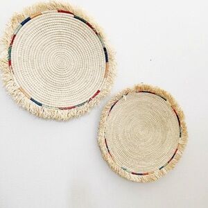 Cost Plus World Market Woven Wall Decor with Fringe